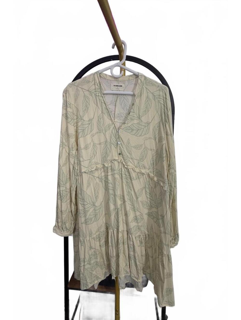 The Normal Brand Alexis Tiered Peasant Dress - Palm Desert Print Size Large EUC
